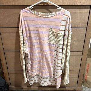 Free People Oversized Tee